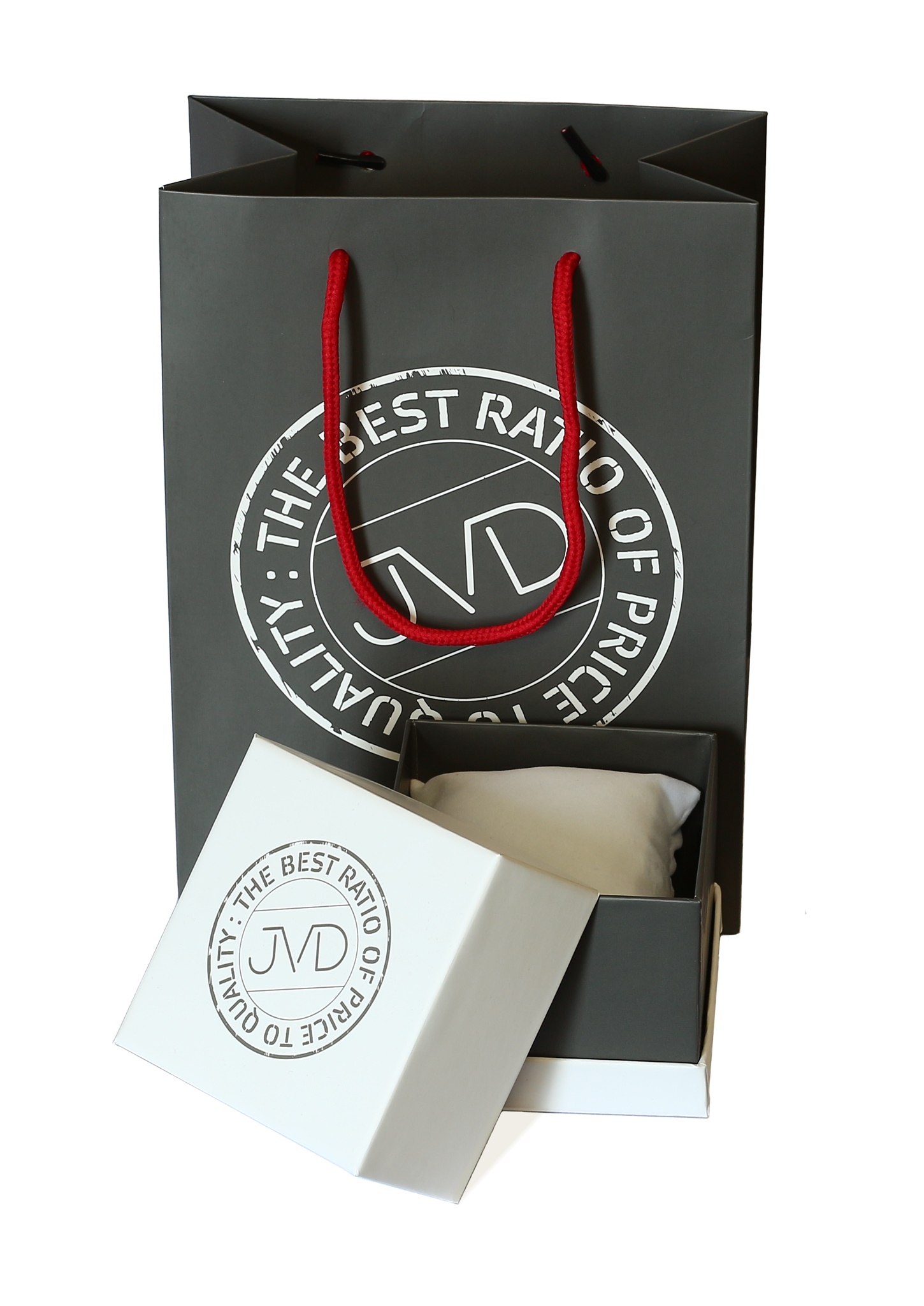 JVD Dámské módní designové hodinky JVD JZ201.2 s řemínkem z pravé kůže