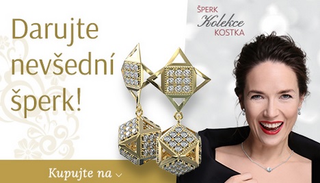 Klenoty Budín Luxusní zlatý prsten Kostka COUPLE v bílém zlatě 3 x 5x5mm 585/1000 6660290