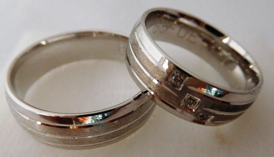 Exkluzivní stříbrné snubní prsteny Couple 925/1000 65UE3M
