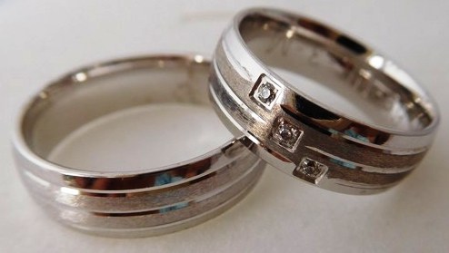 Exkluzivní stříbrné snubní prsteny Couple 925/1000 65UE3M