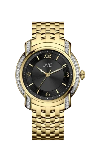 JVD Dámské náramkové zlacené elegantní šperkové hodinky JVD JG1042.2