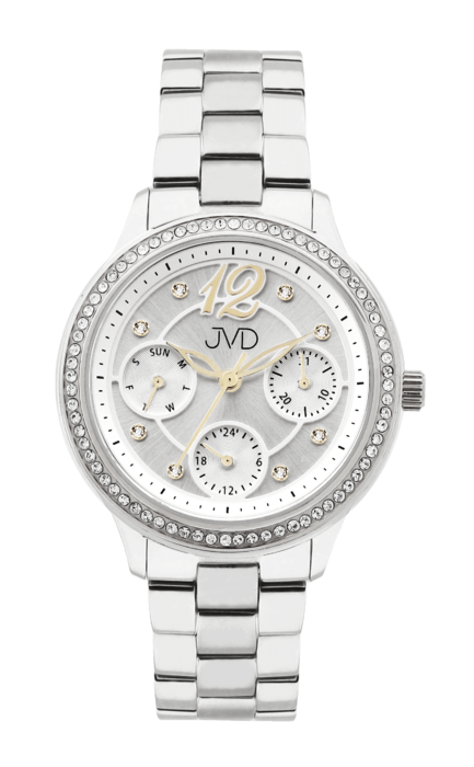 Dámské luxusní náramkové designové hodinky JVD JG1014.1 - multifunkční chronografy