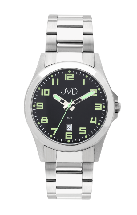 Odolné vodotěsné náramkové pánské hodinky JVD steel J1041.35 - 10ATM