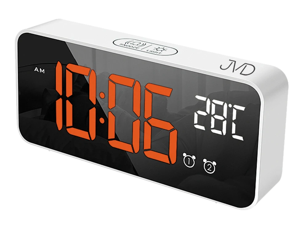 JVD Digitální budík do sítě s červenými číslicemi JVD SB8005.2