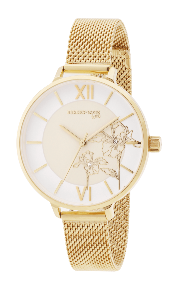 SUNDAY ROSE Dámské designové hodinky SUNDAY ROSE Fashion Iris SUN-F11