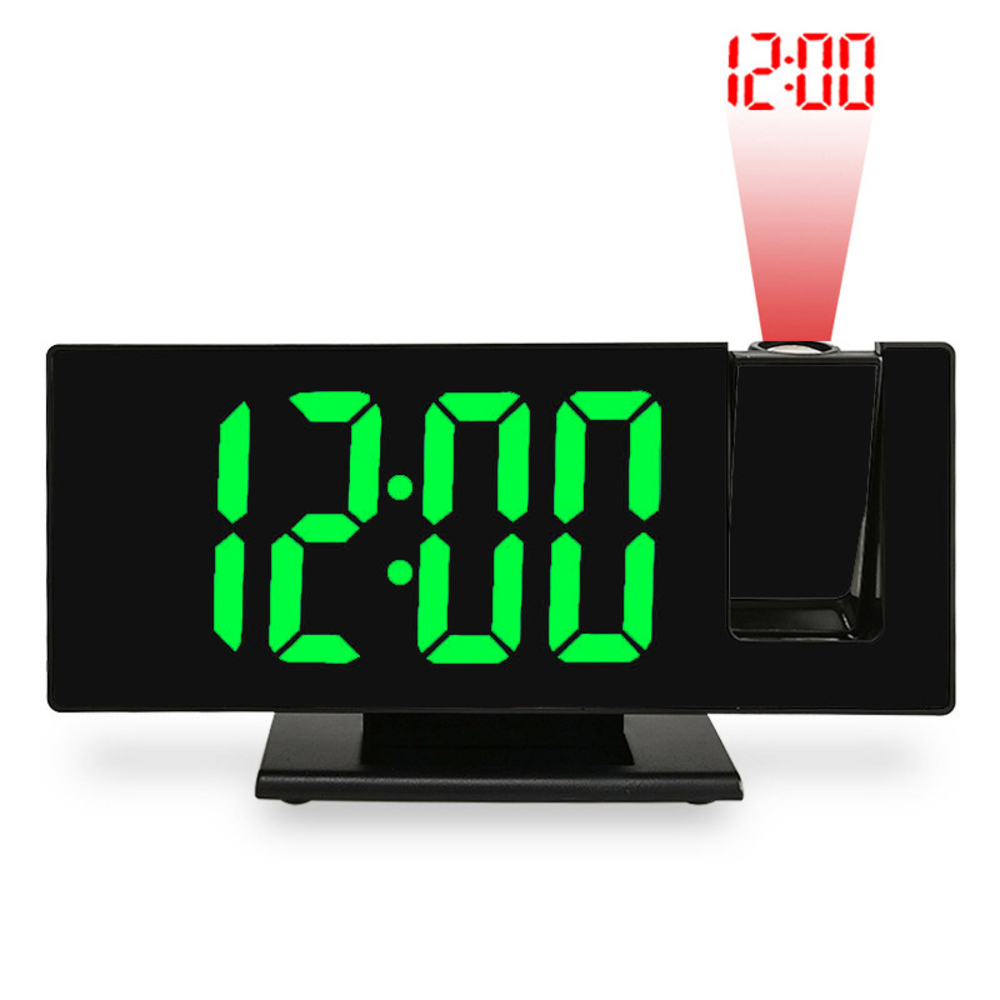 JVD Digitální budík do sítě se zelenými LED svítícími čísly s projekcí JVD SB3618.1