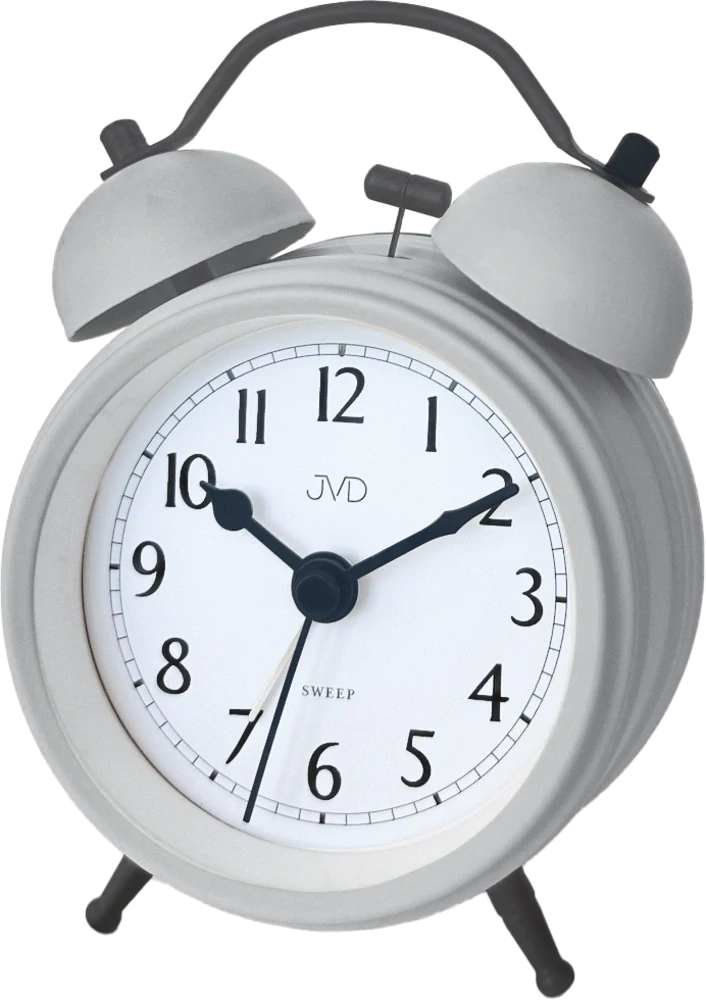 JVD Ručkový analogový netikající budík JVD SRP2218.3 s mechanickým zvoněním