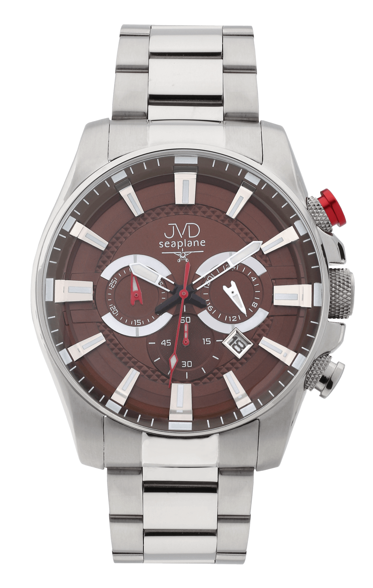 Pánské vodotěsné náramkové hodinky JVD JE1004.1 - chronograf 10ATM