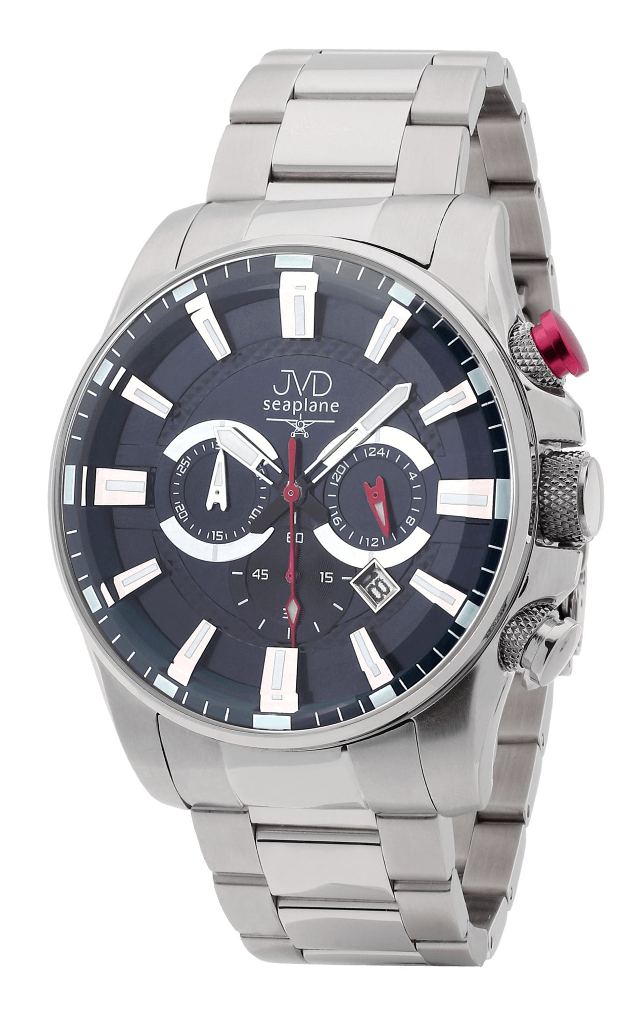 Pánské vodotěsné náramkové hodinky JVD JE1004.3 - chronograf 10ATM