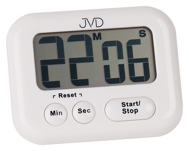 JVD Bílá moderní digitální minutka JVD DM97
