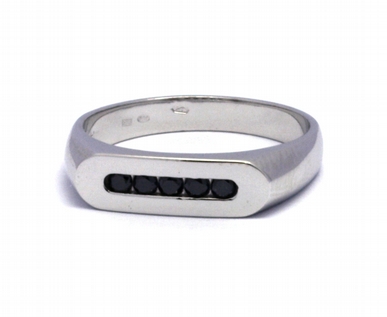 Diamantový prsten s černými diamanty 585/3,25 gr J-21076-12 POŠTOVNÉ ZDARMA!