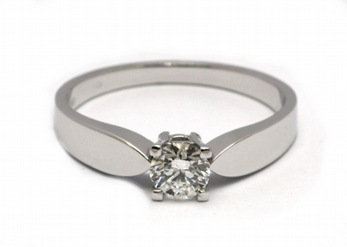 Zásnubní diamantový prsten s přírodním diamantem 585/2,66 gr J-21604-12 POŠTOVNÉ ZDARMA!