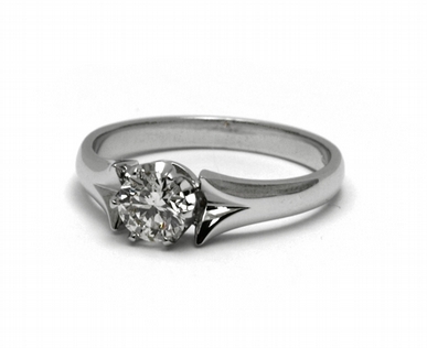 Zásnubní luxusní prsten s přírodním diamantem 585/2,86 gr J-21602-12POŠTOVNÉ ZDARMA!