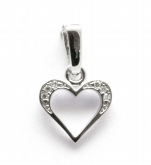 Diamantový přívěsek s pravými diamanty SRDÍČKO 585/0,44 gr J-20457-11 POŠTOVNÉ ZDARMA!