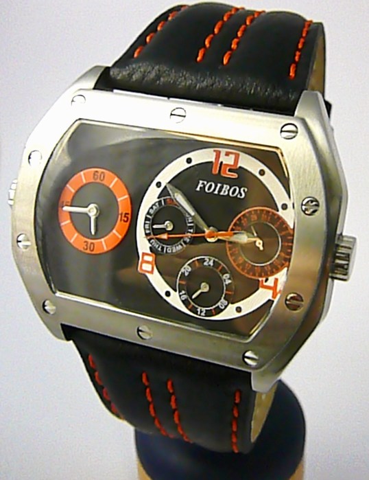 Foibos Mohutné pánské voděodolné hodinky Foibos 11323 chronograf - 5ATM POŠTOVNÉ ZDARMA!!