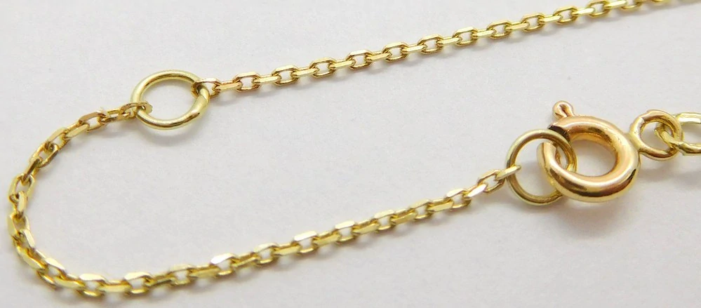 Klenoty Budín Dámský zlatý ze žlutého zlata ANKER 585/0,79gr 17+3cm HK7120