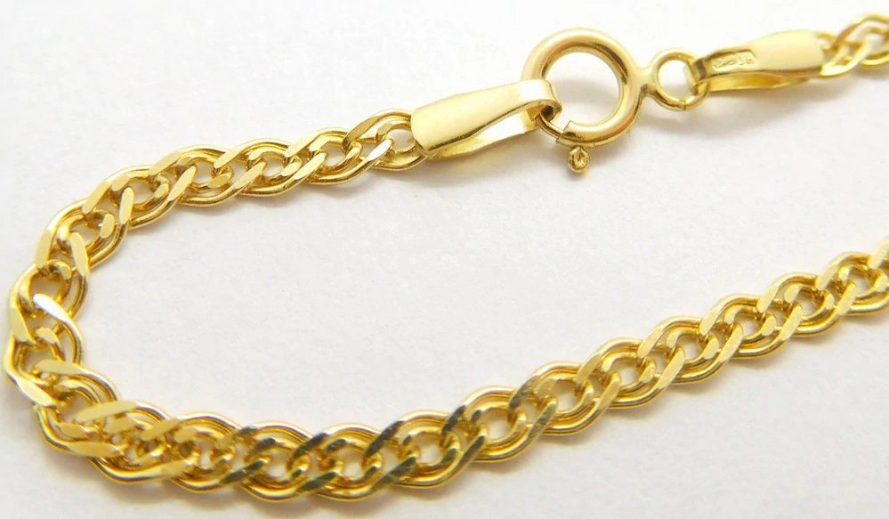 Klenoty Budín Mohutný unisex zlatý řetízek ze žlutého zlata 50cm 585/4,33gr HK6280