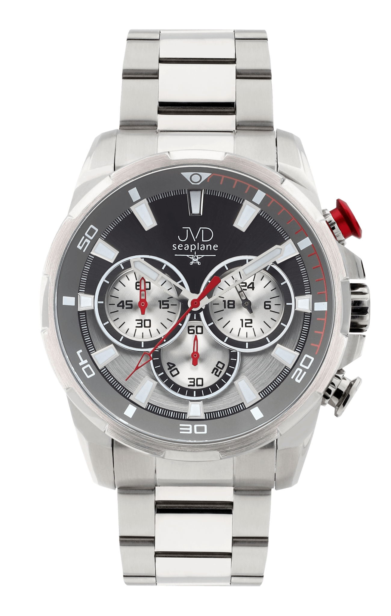 Pánské vodotěsné náramkové hodinky JVD JE1005.2 - chronograf 10ATM