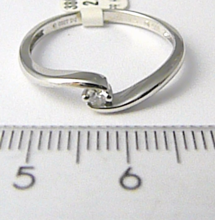Klenoty Budín Zásnubní diamantový prsten s diamantem 1ks 0,05ct vel. libovolná 3860019