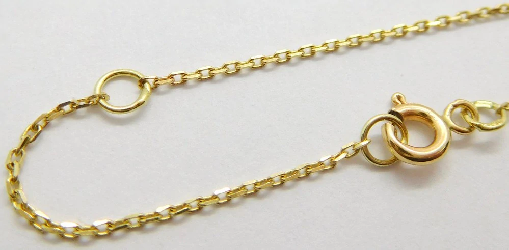 Klenoty Budín Dámský zlatý ze žlutého zlata ANKER 585/0,79gr 17+3cm HK7120