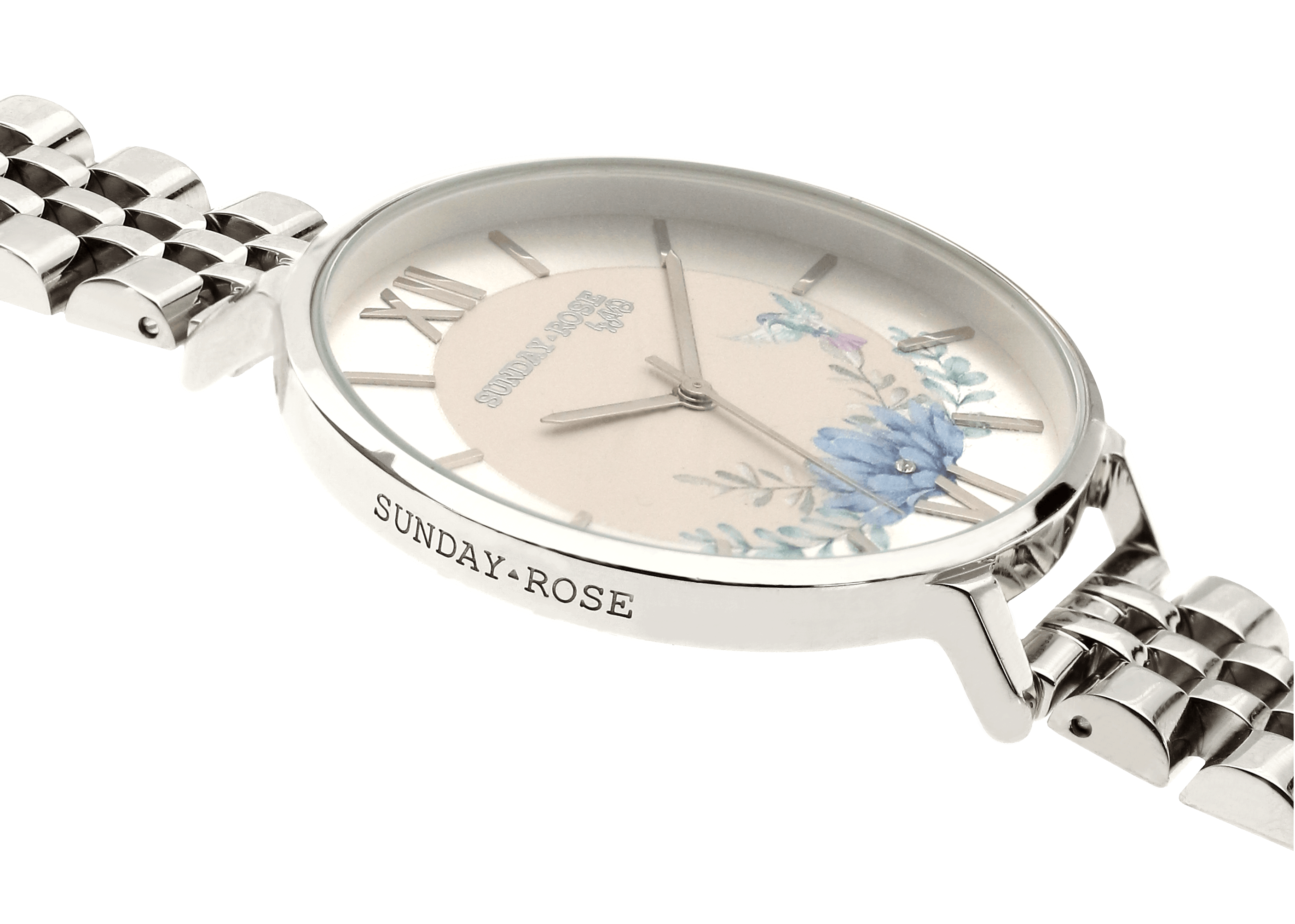 Dámské luxusní designové hodinky SUNDAY ROSE Spirit AZURE SUN-S16