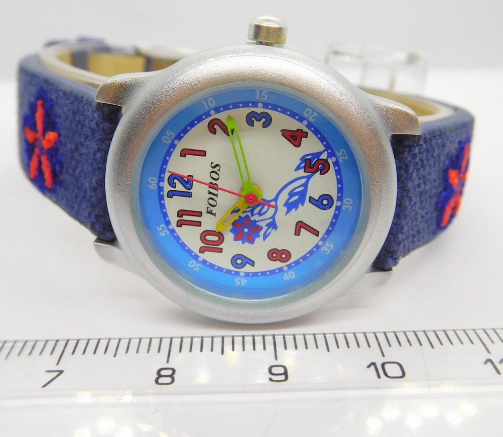 Foibos Dětské unisex modré hodinky Foibos CK1055.3