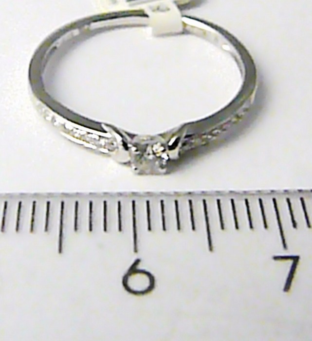 Klenoty Budín Zásnubní zlatý diamantový prsten posetý diamanty 17ks vel.53 P445 3860836.0.53.99