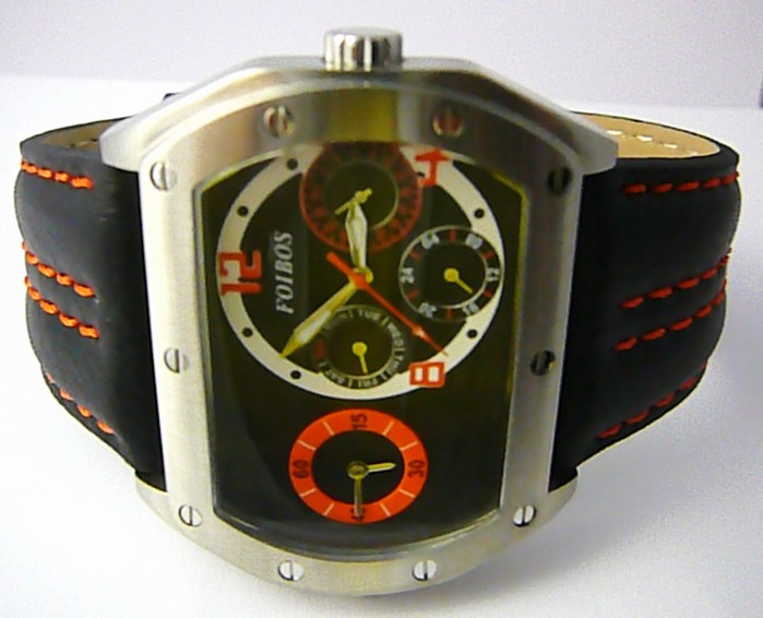 Foibos Mohutné pánské voděodolné hodinky Foibos 11323 chronograf - 5ATM POŠTOVNÉ ZDARMA!!