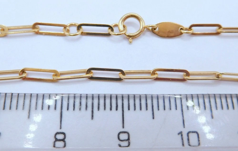 Klenoty Budín Dámský pevný zlatý náramek ze žlutého zlata 585/1,33gr 19cm HK7159