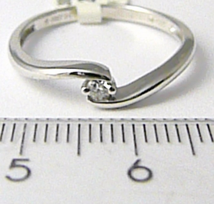 Klenoty Budín Zásnubní diamantový prsten s diamantem 1ks 0,05ct vel. libovolná 3860019
