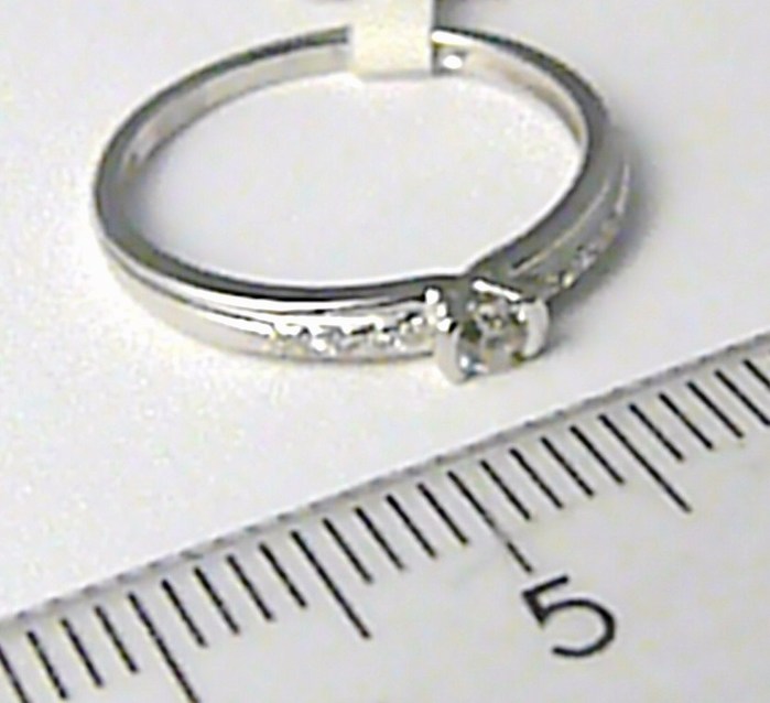 Klenoty Budín Zásnubní zlatý diamantový prsten posetý diamanty 11ks vel.49 3860829