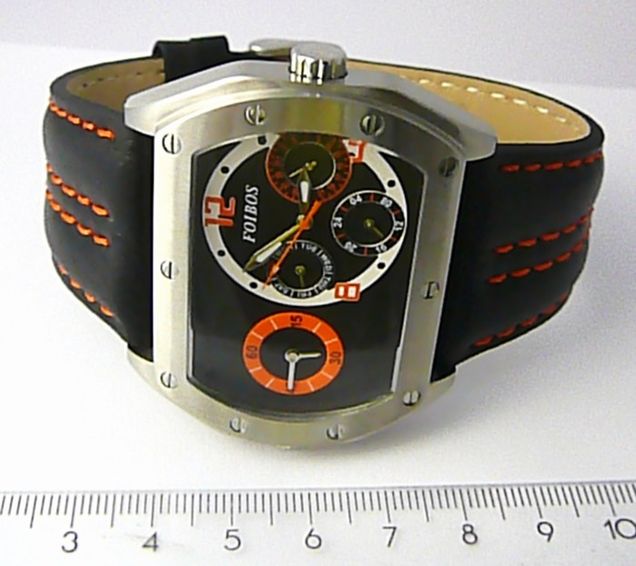 Foibos Mohutné pánské voděodolné hodinky Foibos 11323 chronograf - 5ATM POŠTOVNÉ ZDARMA!!