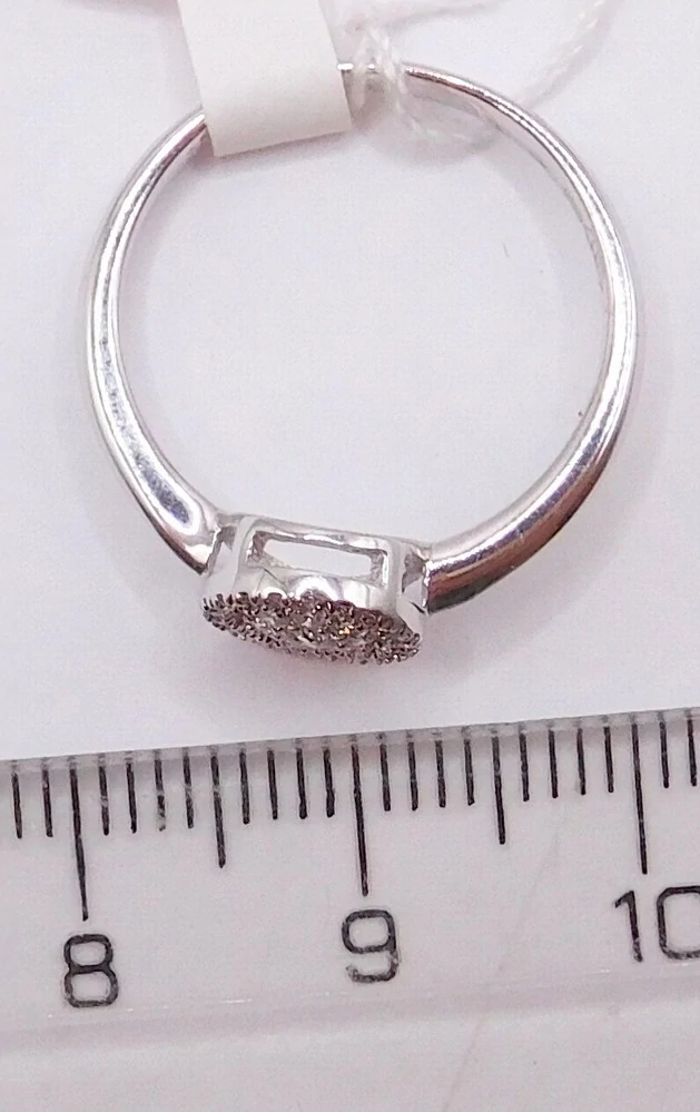 Klenoty Budín Zásnubní diamantový prsten z bílého zlata 585/2,00gr 29/0,18ct vel. 53 HKD57
