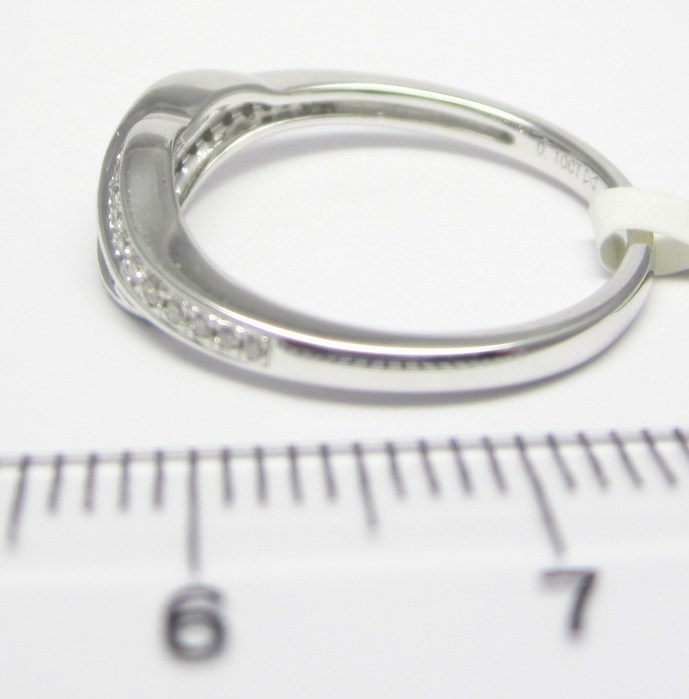 Luxusní prsten s diamantem, bílé zlato briliant, přírodní safír vel.54 3860481