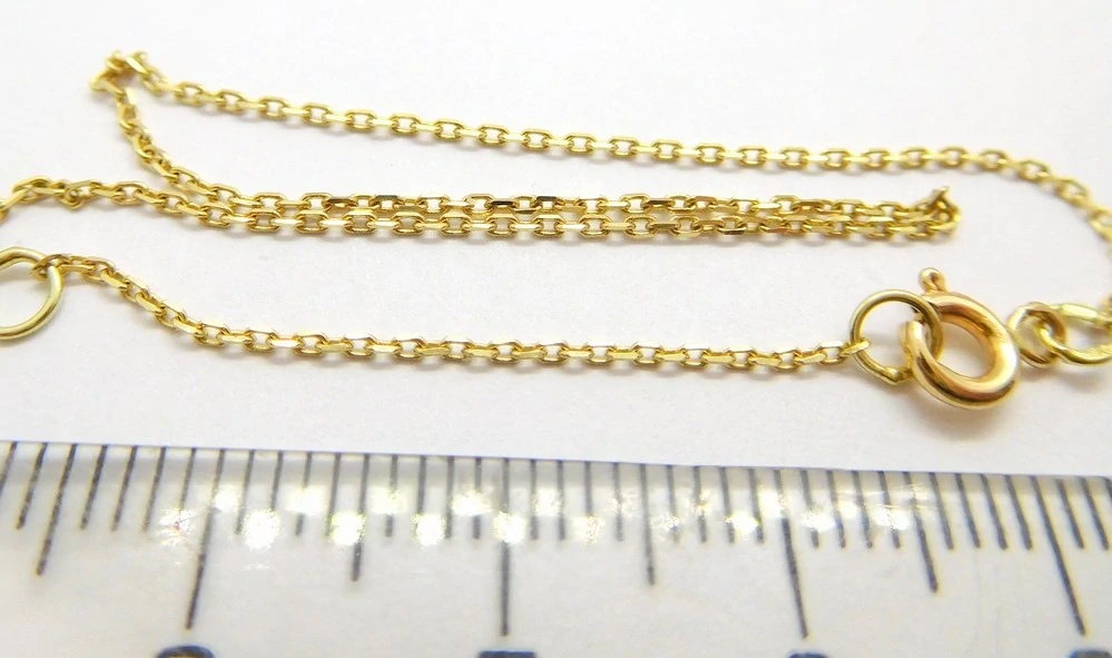 Klenoty Budín Dámský zlatý ze žlutého zlata ANKER 585/0,79gr 17+3cm HK7120