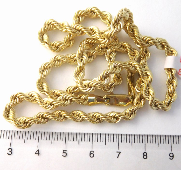 Klenoty Budín Dámský zlatý masivní náramek - valis šířka cca 4,5mm 585/3,63gr 21cm HK7117