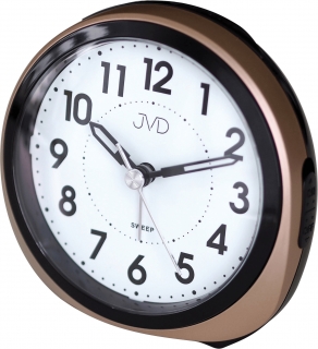 Netikající tichý budík Quartz JVD rose SRP872.2