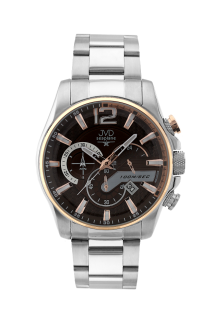 Pánské vodotěsné náramkové hodinky JVD JE1002.2 - chronograf 10ATM