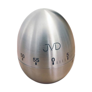 Mechanická kovová minutka JVD DM76 (vajíčko - nerezové)