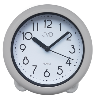 Stříbrné saunové hodiny JVD basic SH018.1 do koupelny či sauny