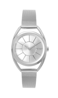 Stříbrné dámské hodinky MINET ICON PURE SILVER MESH MWL5013