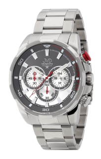 Pánské vodotěsné náramkové hodinky JVD JE1005.2 - chronograf 10ATM