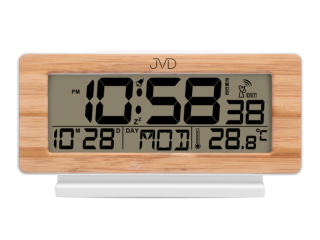 Rádiem řízený digitální multifunkční budík JVD RB3523.3 s teploměrem