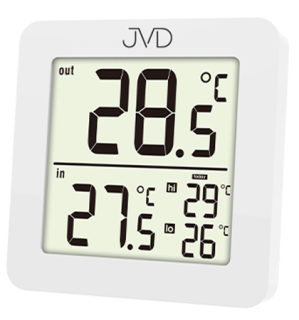 Digitální vnitřní a venkovní teploměr JVD T730