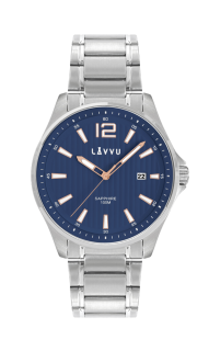 Pánské hodinky se safírovým sklem LAVVU NORDKAPP Blue LWM0161