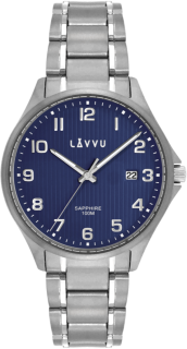 LAVVU Titanové hodinky se safírovým sklem LAVVU TITANIUM LILLEHAMMER Blue LWM0153