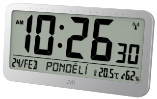 JVD Obrovské velké rádiem řízené nástěnné digitální hodiny JVD RB9359.2
