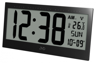 JVD Velké rádiem řízené nástěnné digitální hodiny JVD RB9380.1