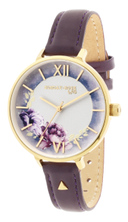 SUNDAY ROSE Dámské luxusní designové hodinky SUNDAY ROSE Enchanted Midnight Sky Leather SUN-E06