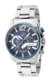 JVD Pánské vodotěsné náramkové hodinky JVD JE1002.4 - chronograf 10ATM